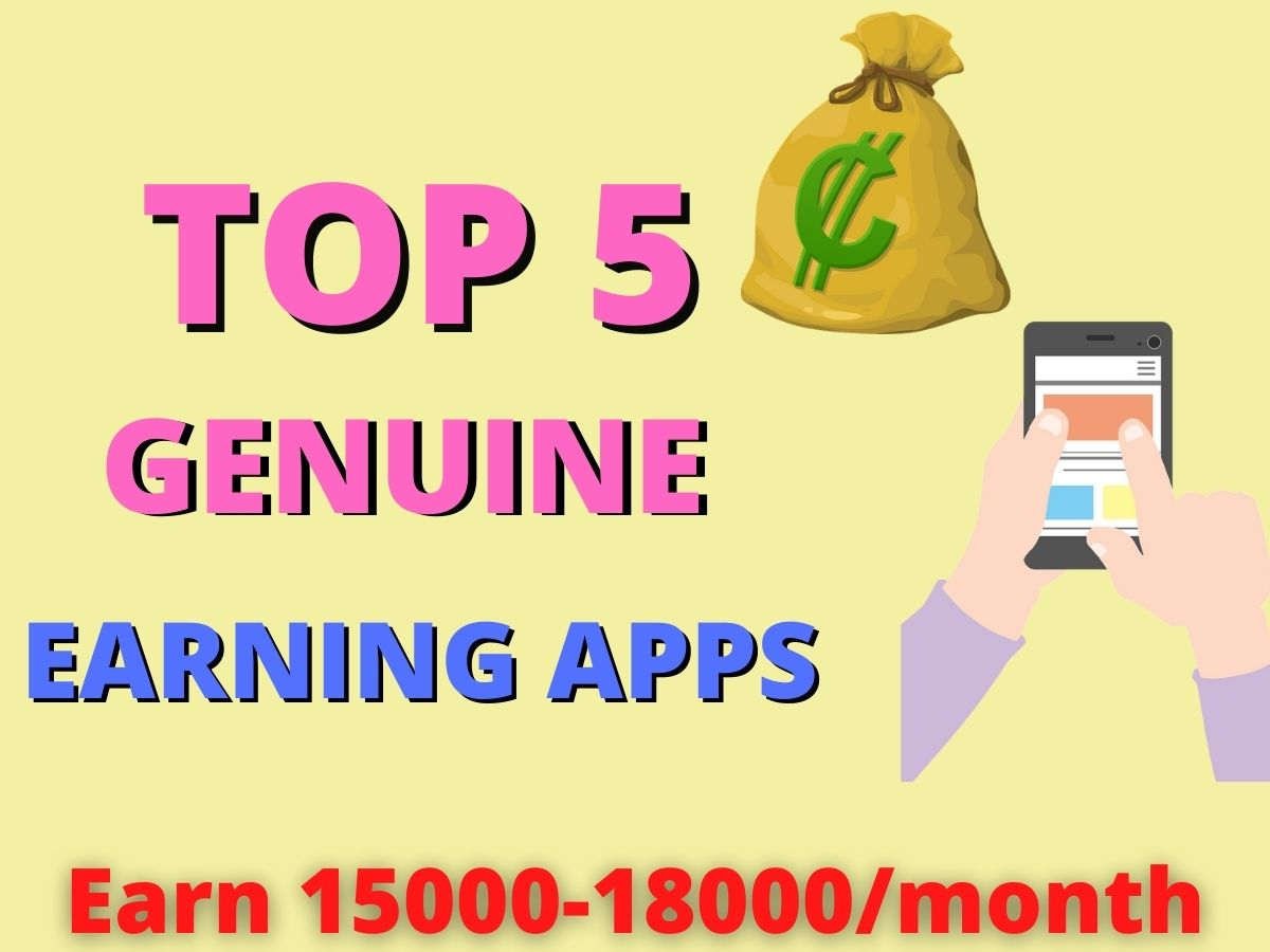 TOP 5 earning apps in India.